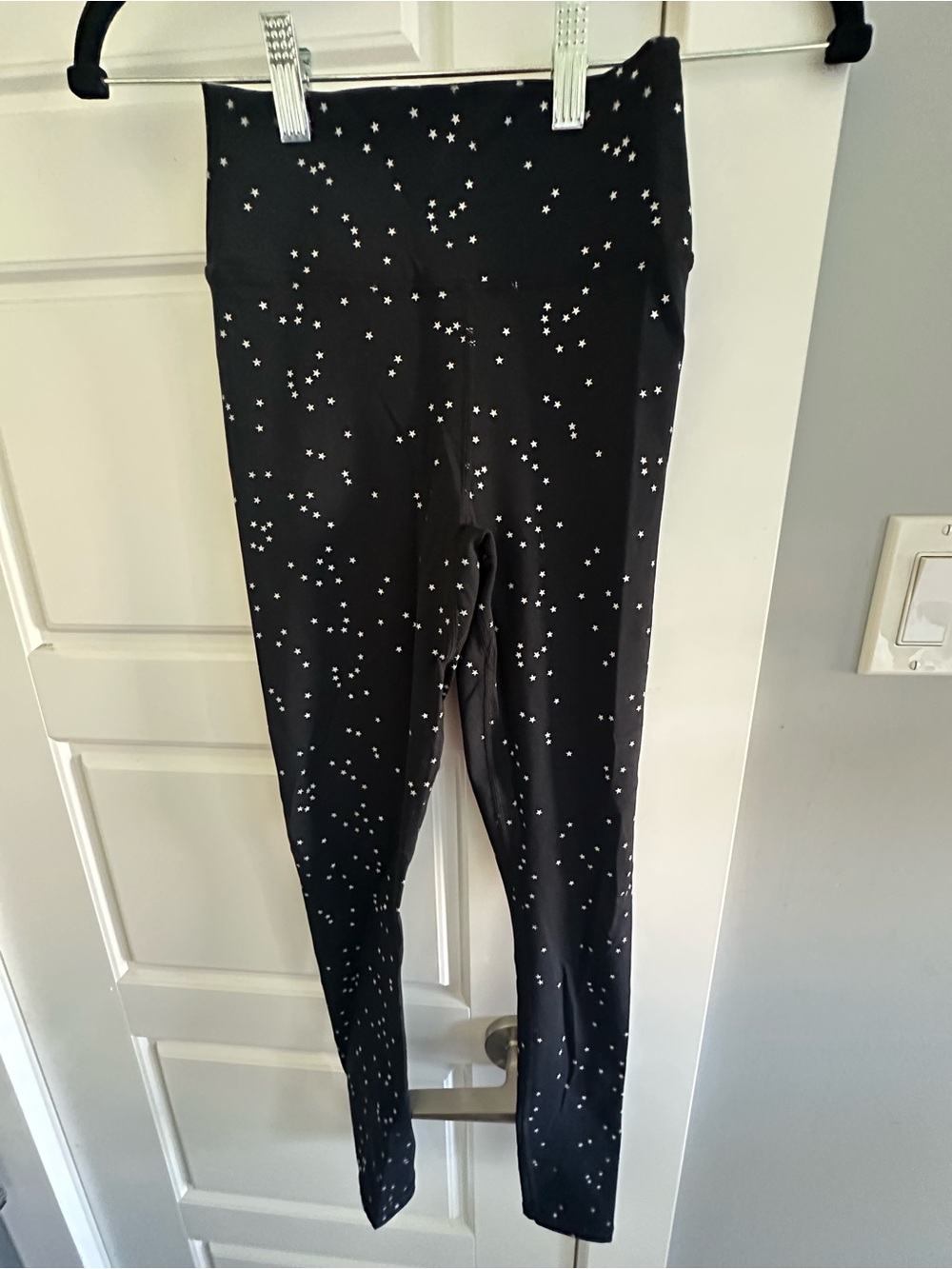Spritual Gangster Black Star Print Leggings